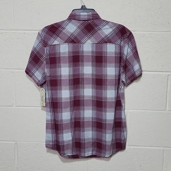 Arizona Jean Plaid Shirt with two front button ppckets Size Small - Picture 7 of 9